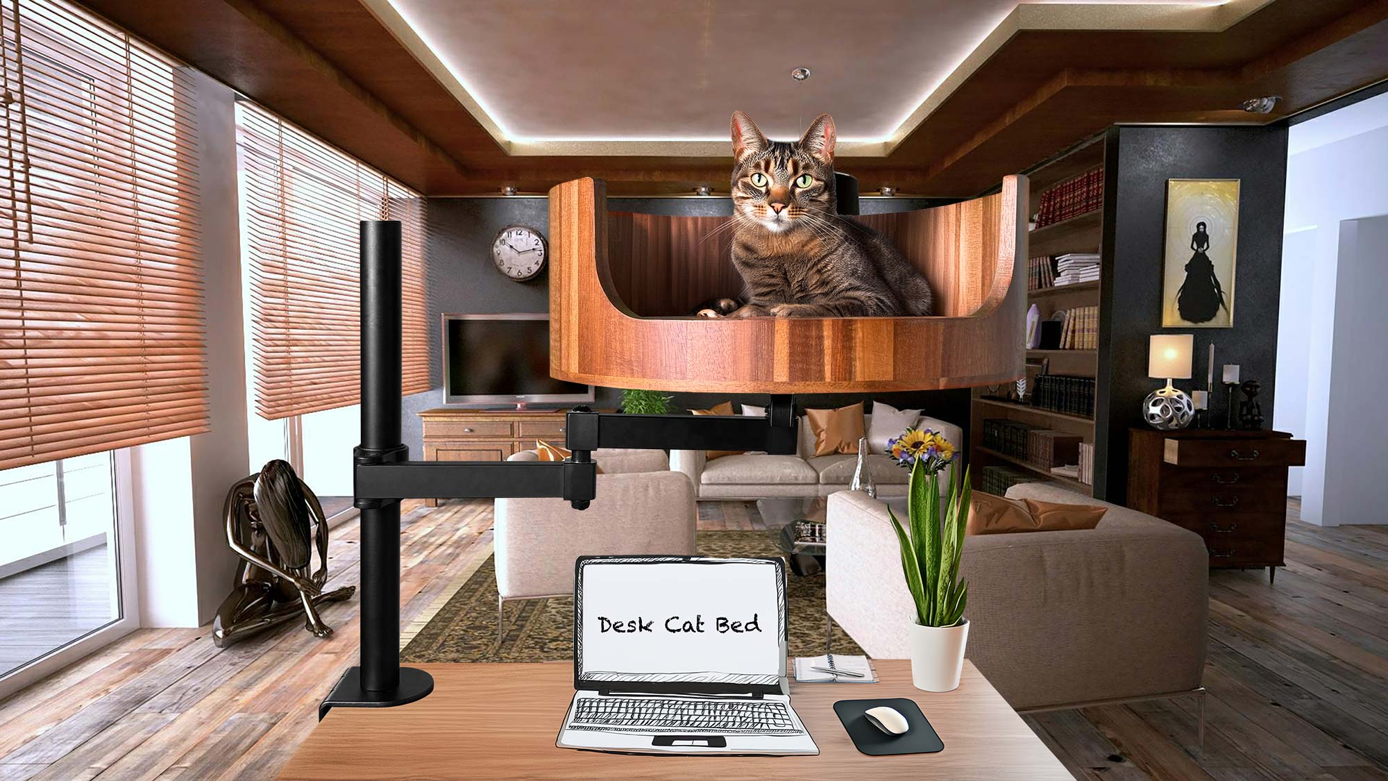 Hello Kitty Cat Bed: The Purrfect Addition for Your Feline – Desk Cat Nest