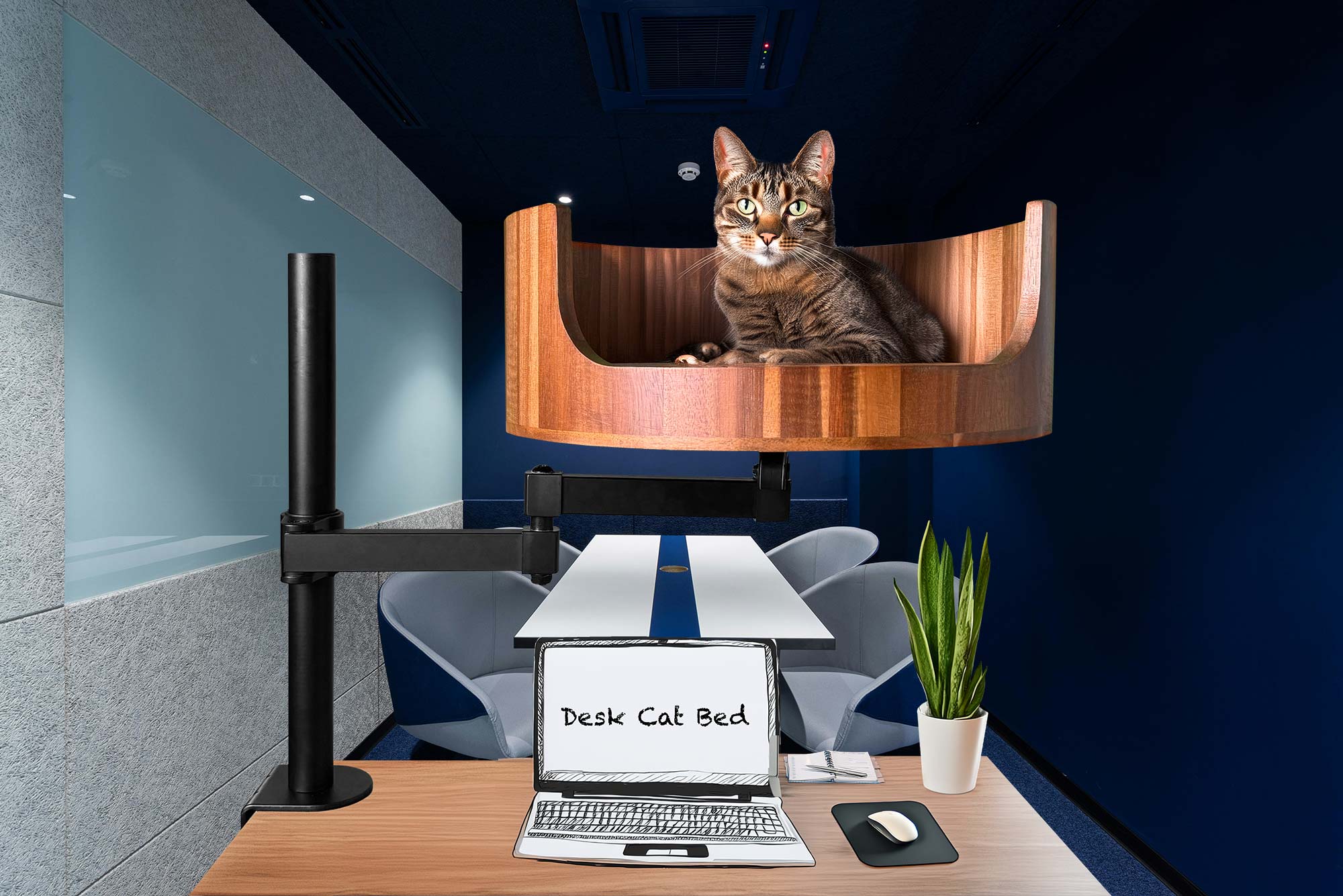Minecraft Cat Bed: A Cozy Spot for Your Feline Friend – Desk Cat Nest